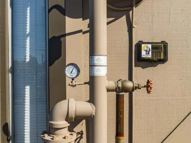 Exterior water pipes and meter for leak detection services in Rapid City, SD